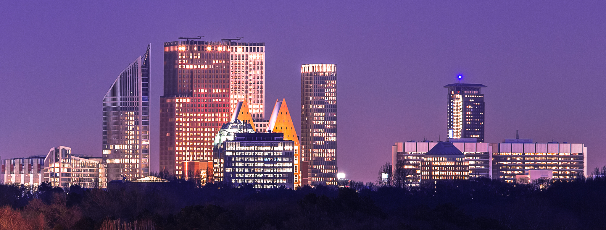 Illustratie: Skyline Den Haag