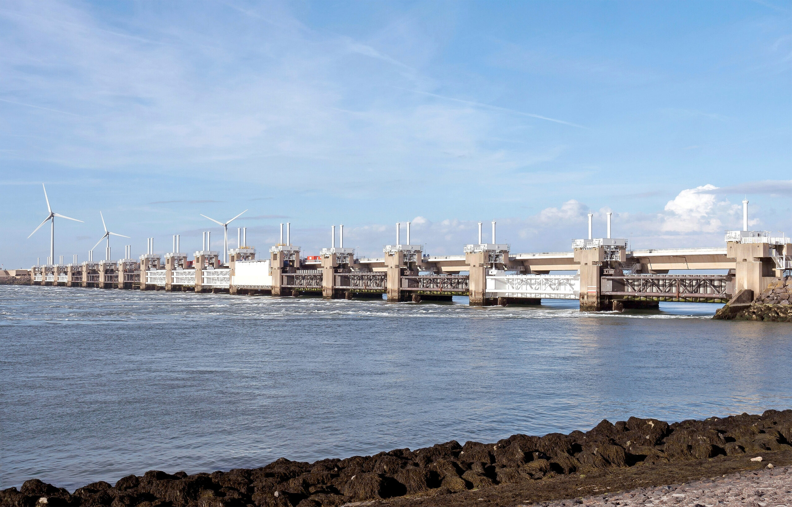 Illustratie: Oosterscheldekering