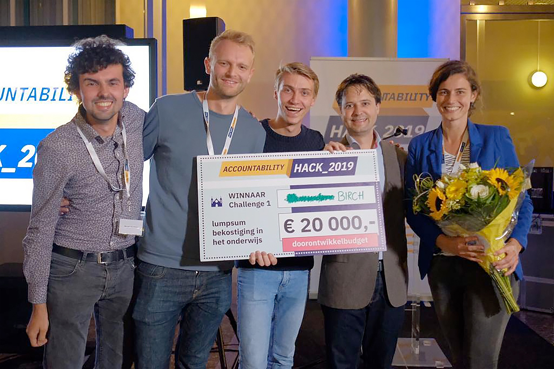 Winnaarsfoto hackathon ‘Accountabilty Hack 2019’